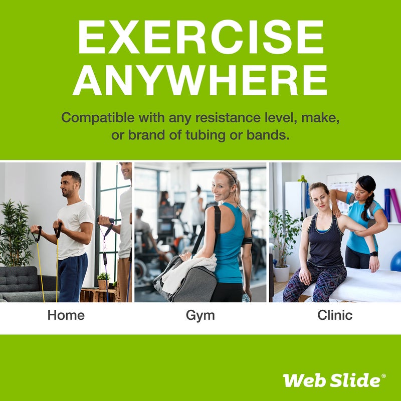 Web Slide-Standard Web Anchor Strap - 12 Pack - Physical Rehab Accessory for Clinic, Home, or Gym - Image 3